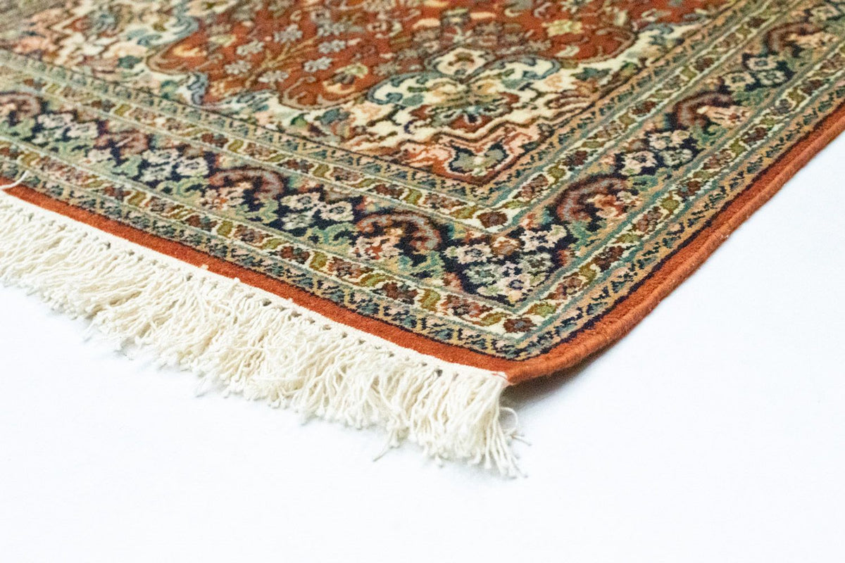 Sidenmatta - Kashmir Silk - 94 x 63 cm - rost