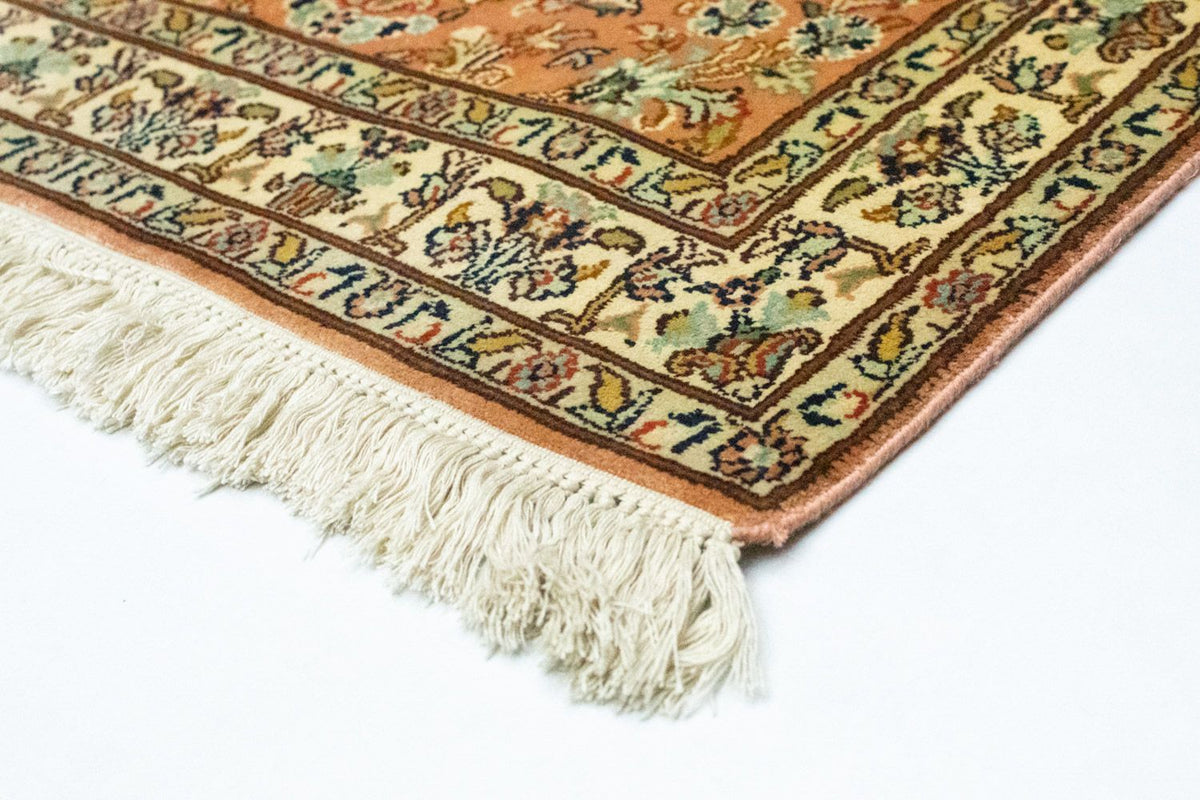 Sidenmatta - Kashmir Silk - 95 x 61 cm - rost