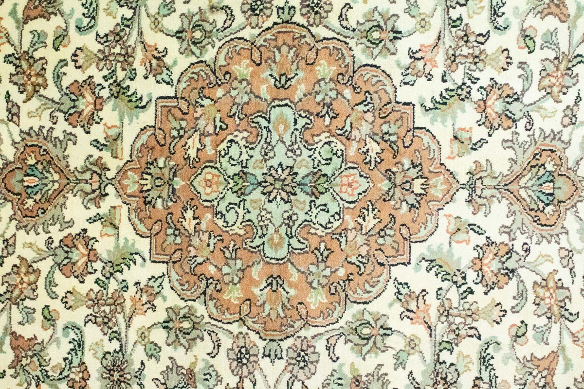 Sidenmatta - Kashmir Silk - 183 x 129 cm - beige