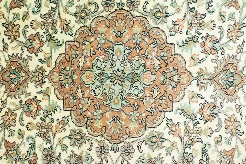 Sidenmatta - Kashmir Silk - 183 x 129 cm - beige