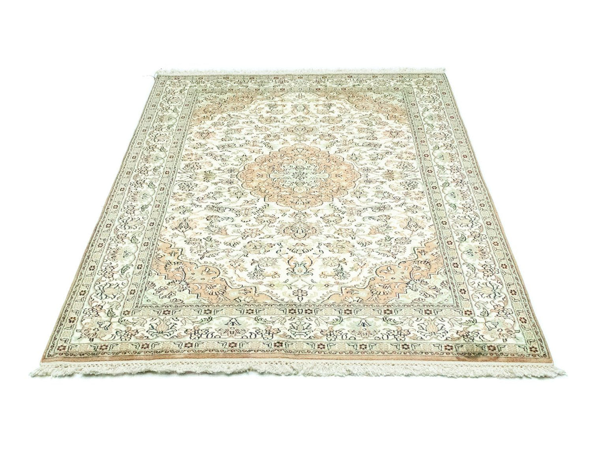 Sidenmatta - Kashmir Silk - 183 x 129 cm - beige