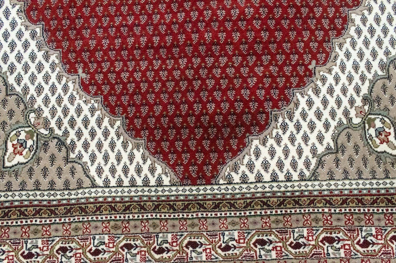 Persisk matta - Bijar - 299 x 197 cm - röd