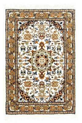 Persisk matta - Bijar - 90 x 60 cm - beige