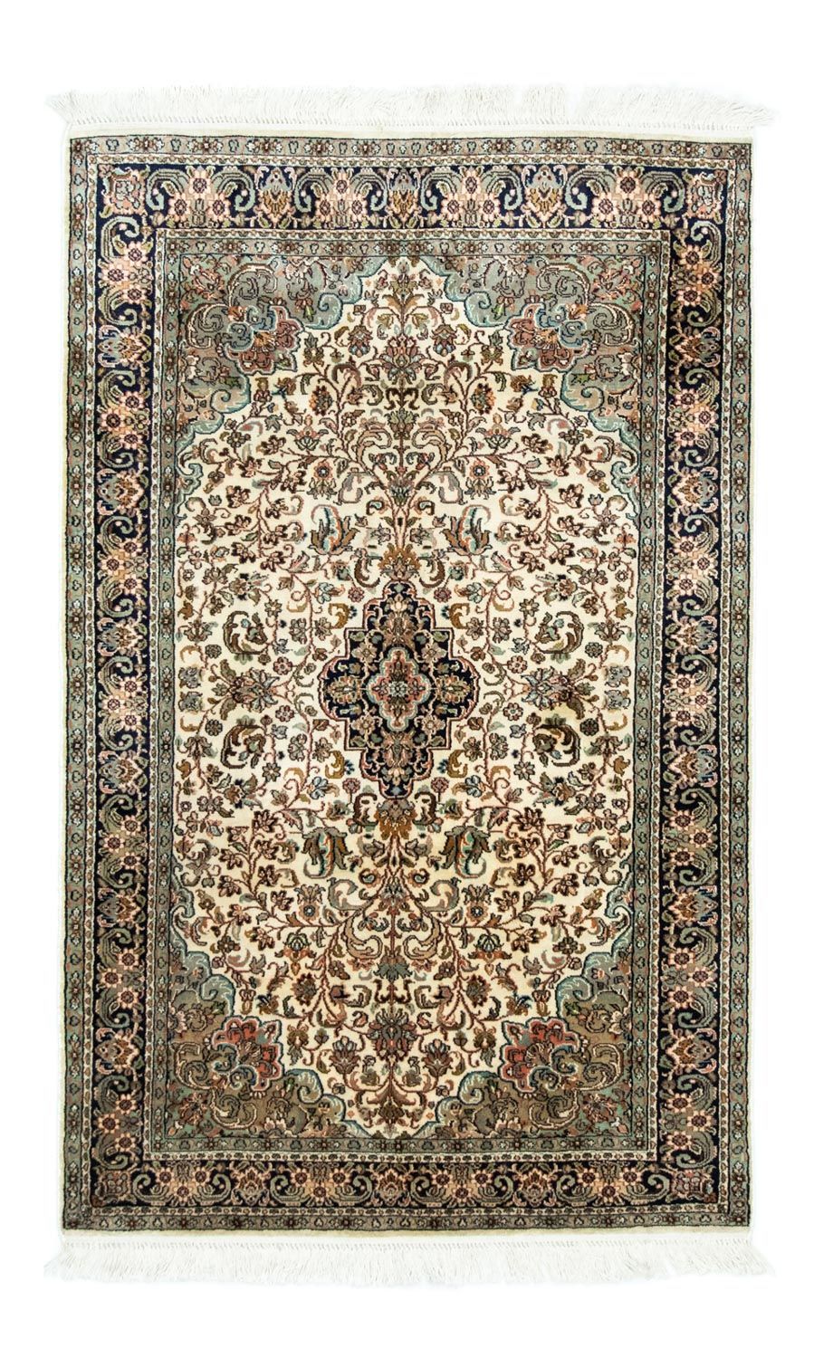 Sidenmatta - Kashmir Silk - 150 x 95 cm - beige