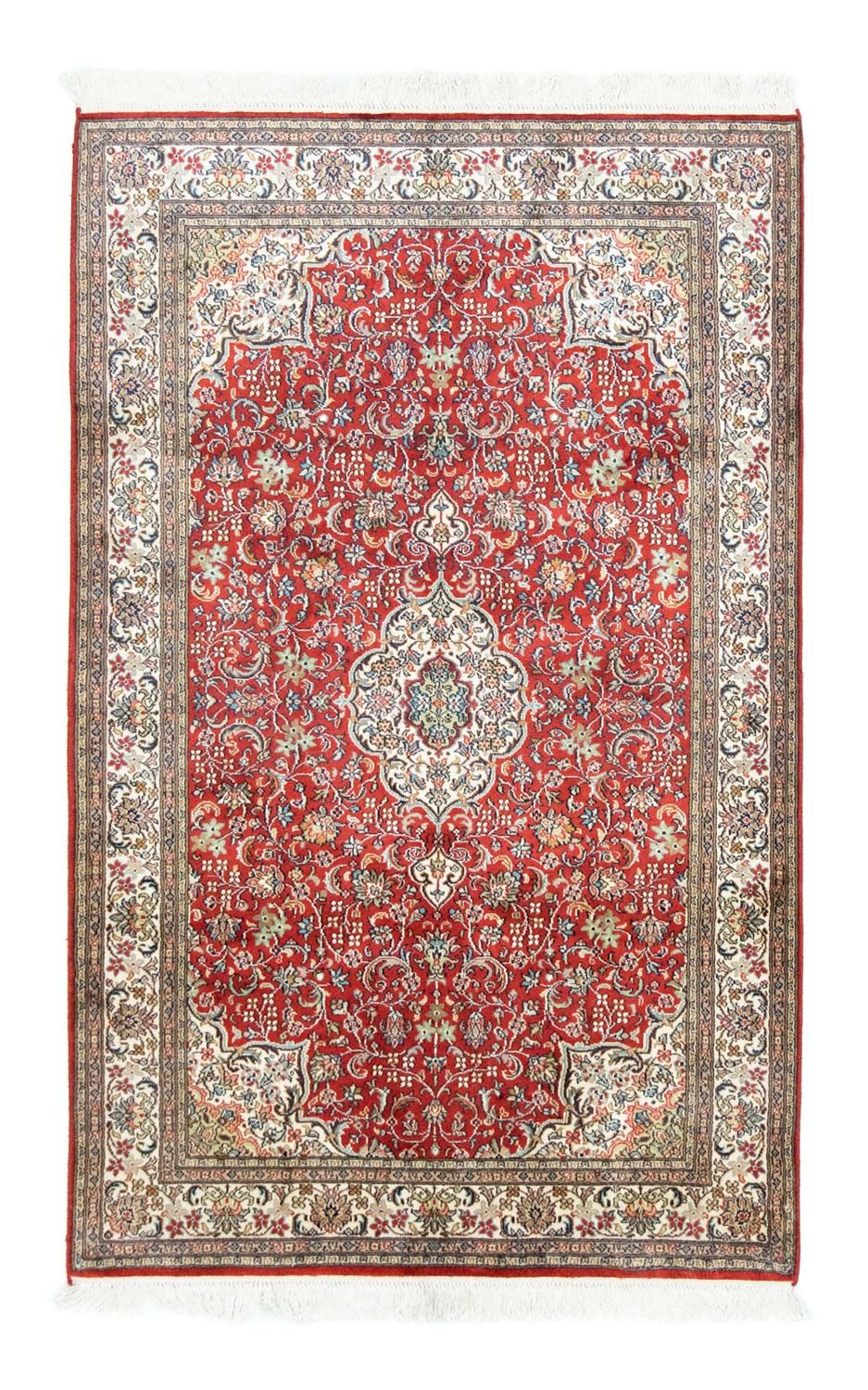 Sidenmatta - Kashmir Silk - 159 x 100 cm - röd