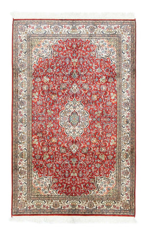 Sidenmatta - Kashmir Silk - 159 x 100 cm - röd