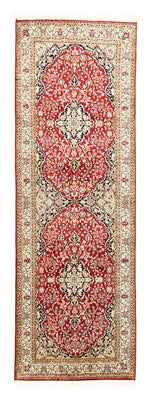 Runner Sidenmatta - Kashmir Silk - 237 x 80 cm - röd