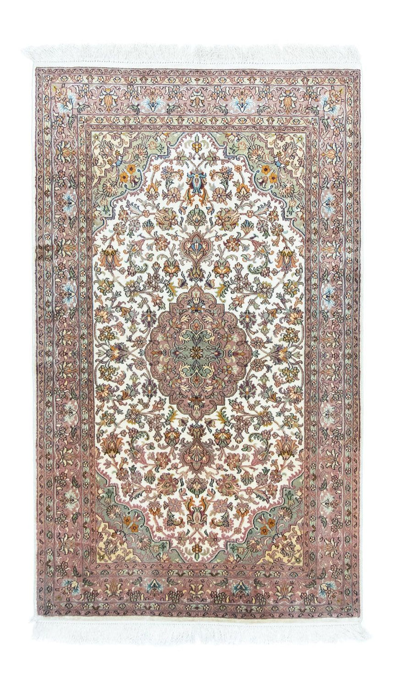 Sidenmatta - Kashmir Silk - 159 x 94 cm - beige
