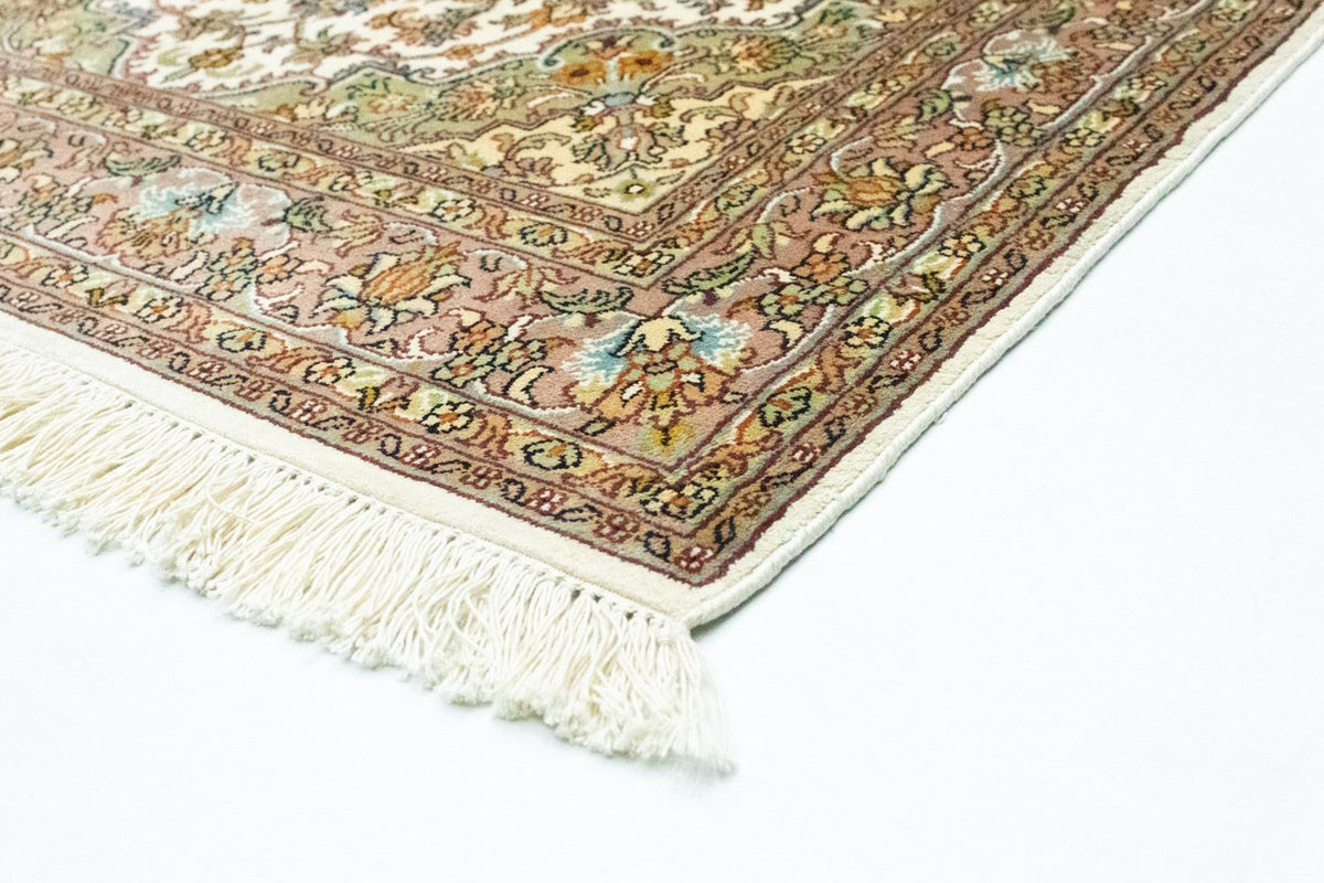 Sidenmatta - Kashmir Silk - 159 x 94 cm - beige