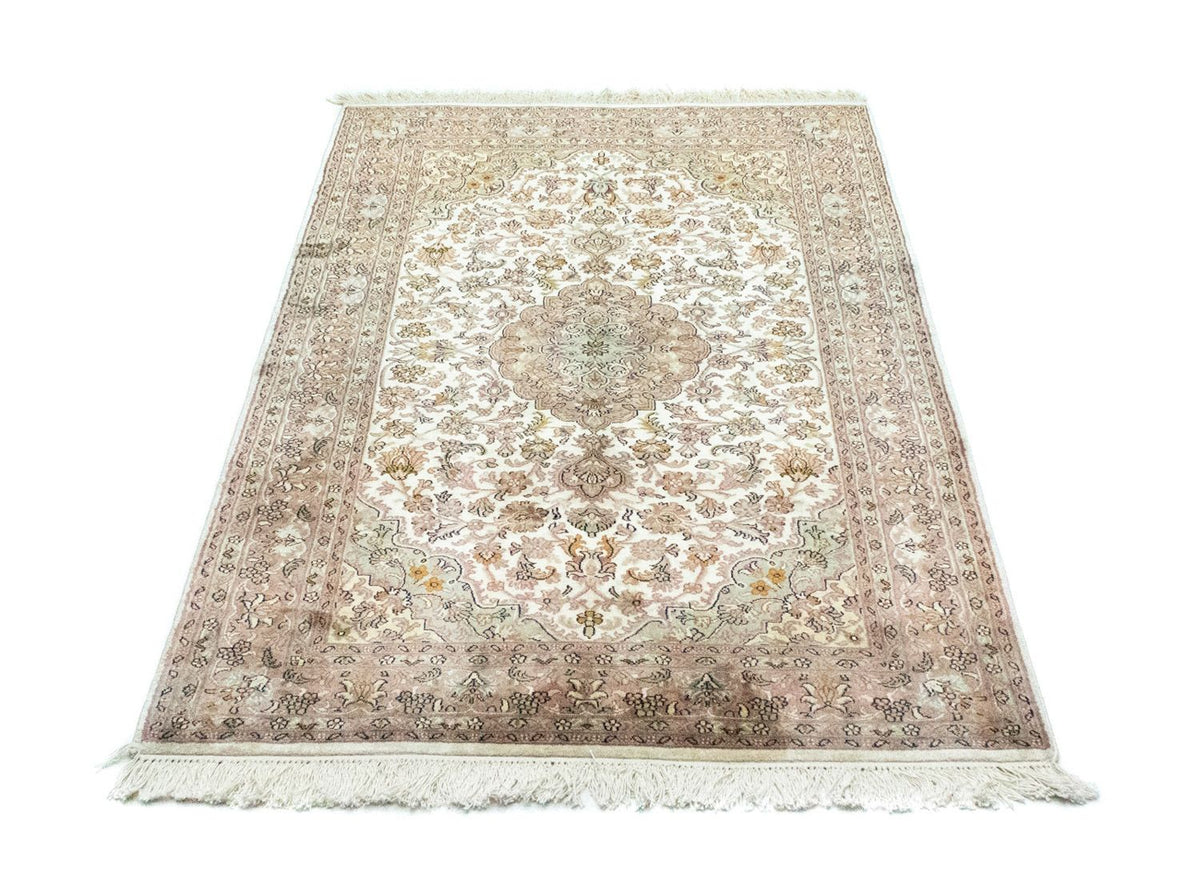 Sidenmatta - Kashmir Silk - 159 x 94 cm - beige