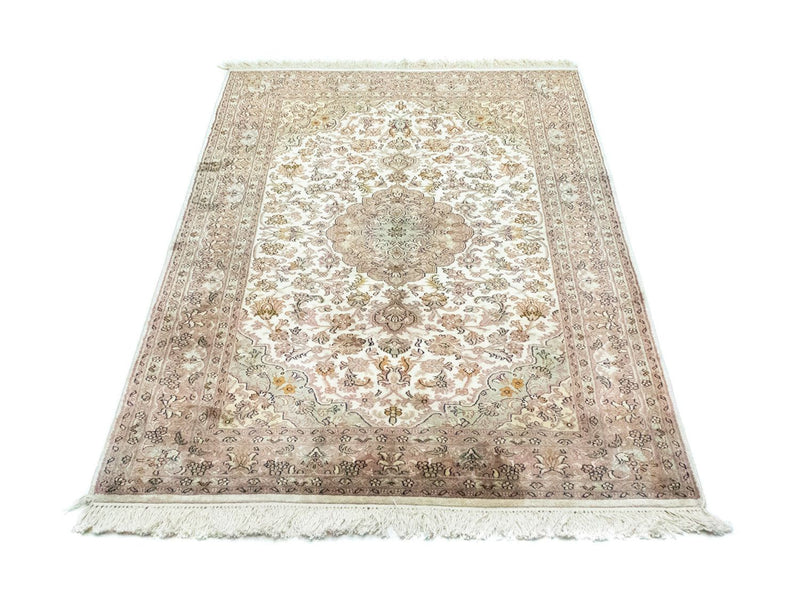 Sidenmatta - Kashmir Silk - 159 x 94 cm - beige