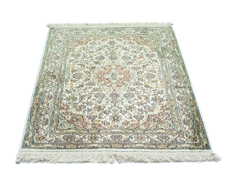 Sidenmatta - Kashmir Silk - 90 x 66 cm - beige