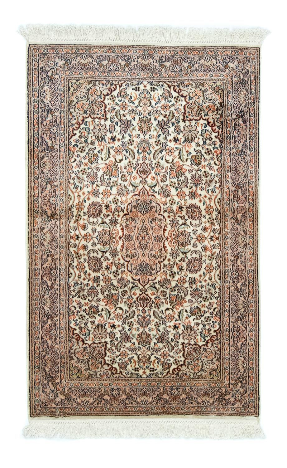Sidenmatta - Kashmir Silk - 124 x 78 cm - beige