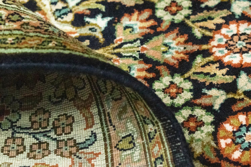 Sidenmatta - Kashmir Silk - 156 x 95 cm - blå