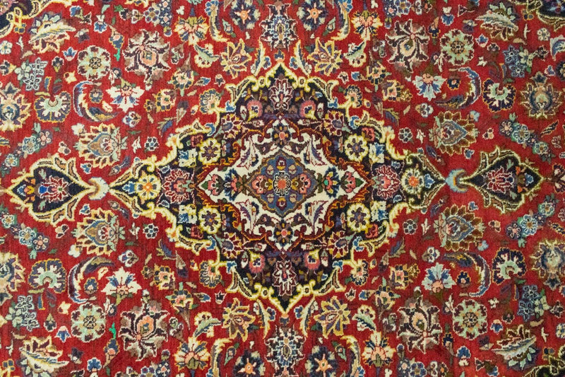 Persiska mattor - Keshan - 214 x 144 cm - röd