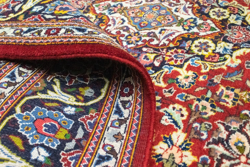 Persiska mattor - Keshan - 214 x 144 cm - röd