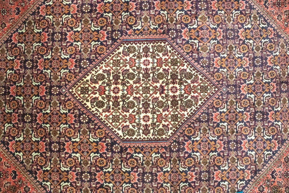 Persisk matta - Bijar - 314 x 208 cm - blå