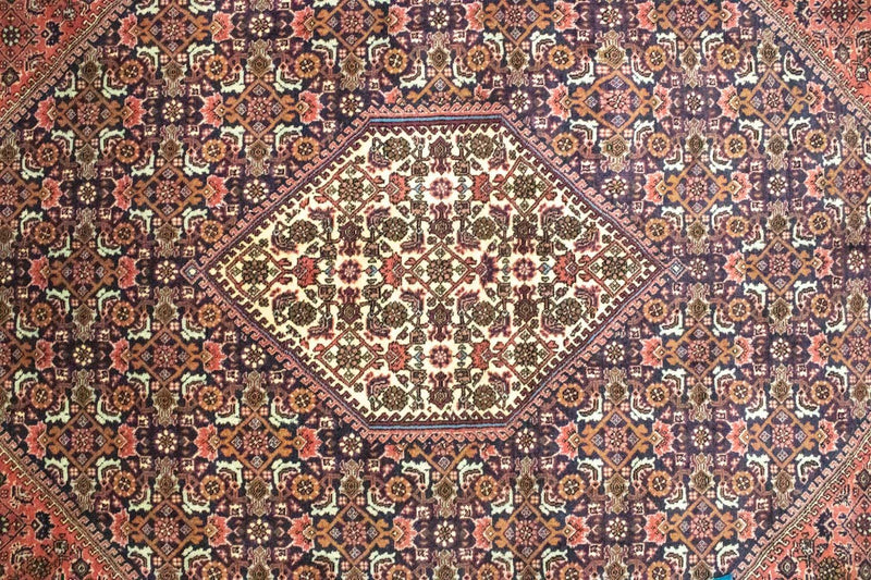 Persisk matta - Bijar - 314 x 208 cm - blå