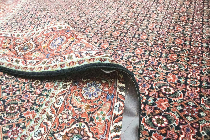 Persisk matta - Bijar - 296 x 202 cm - mörkblå