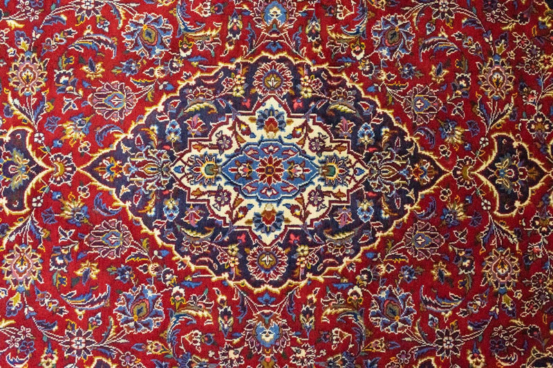 Persiska mattor - Keshan - 222 x 140 cm - röd