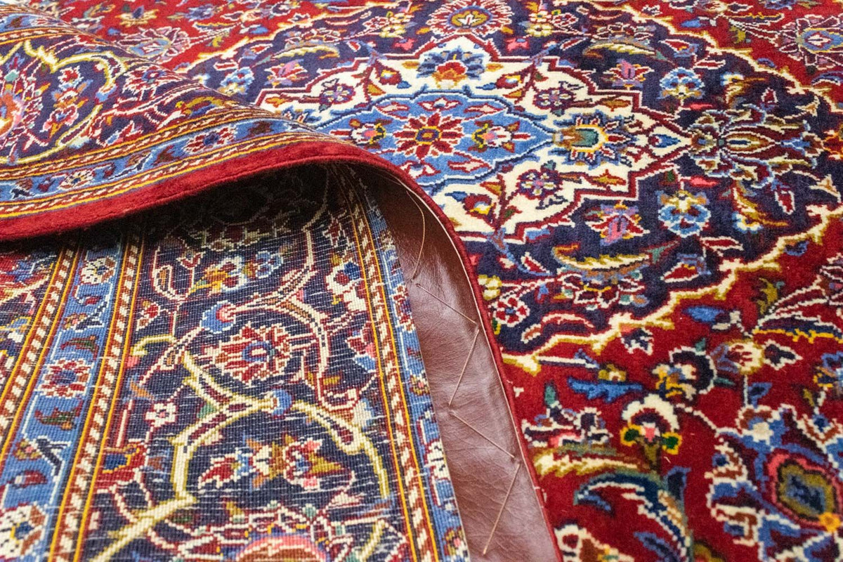 Persiska mattor - Keshan - 222 x 140 cm - röd