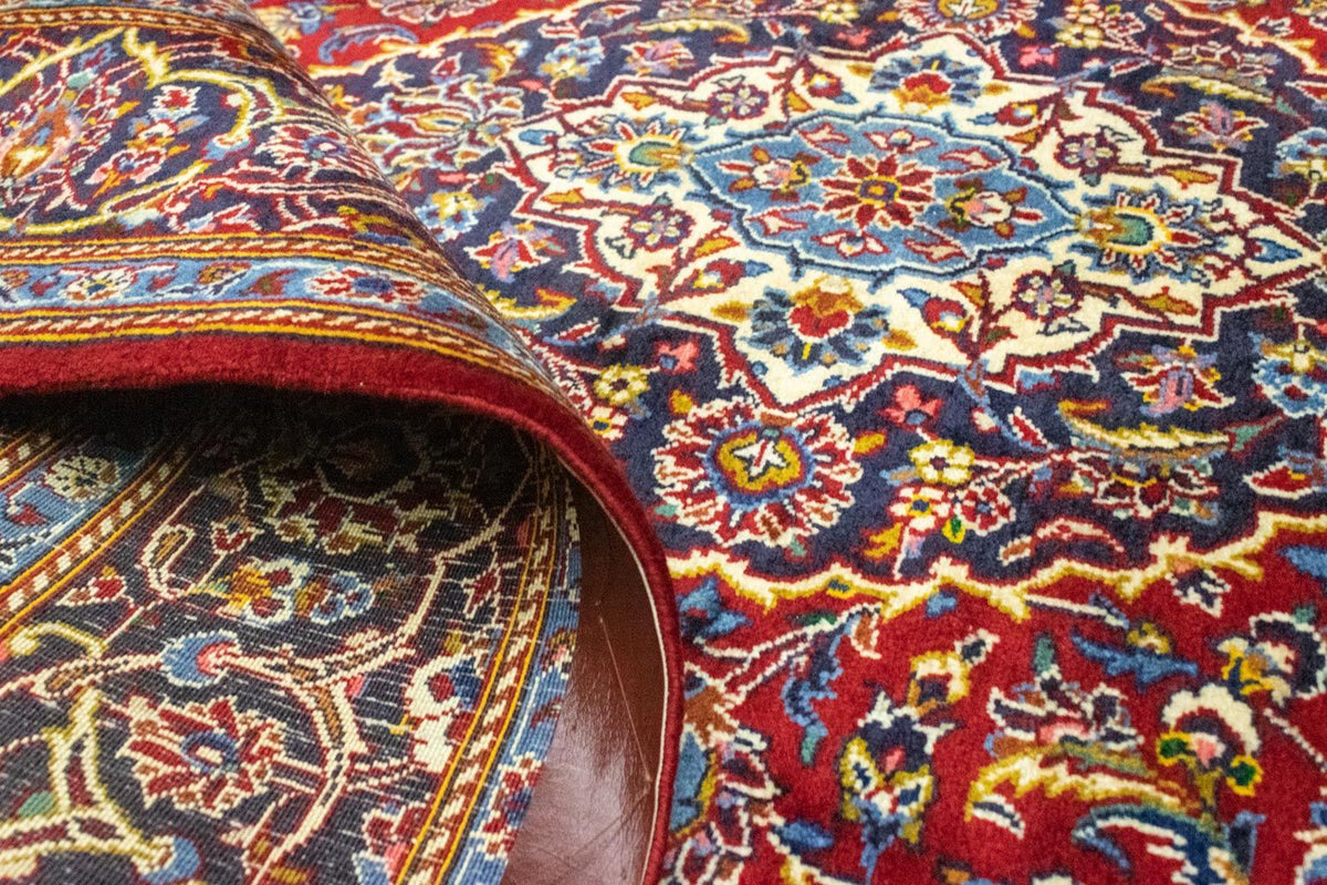 Persiska mattor - Keshan - 222 x 138 cm - röd