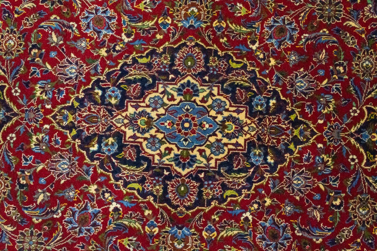 Persiska mattor - Keshan - 228 x 142 cm - röd