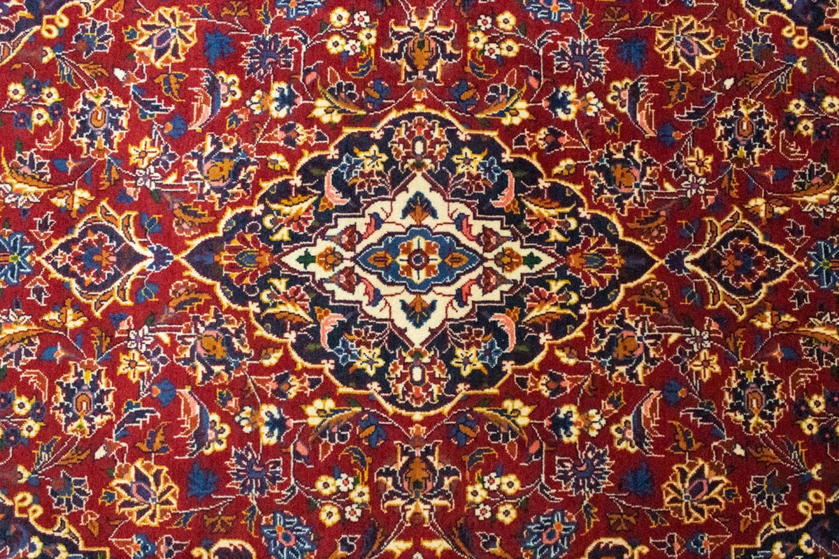 Persiska mattor - Keshan - 210 x 135 cm - röd
