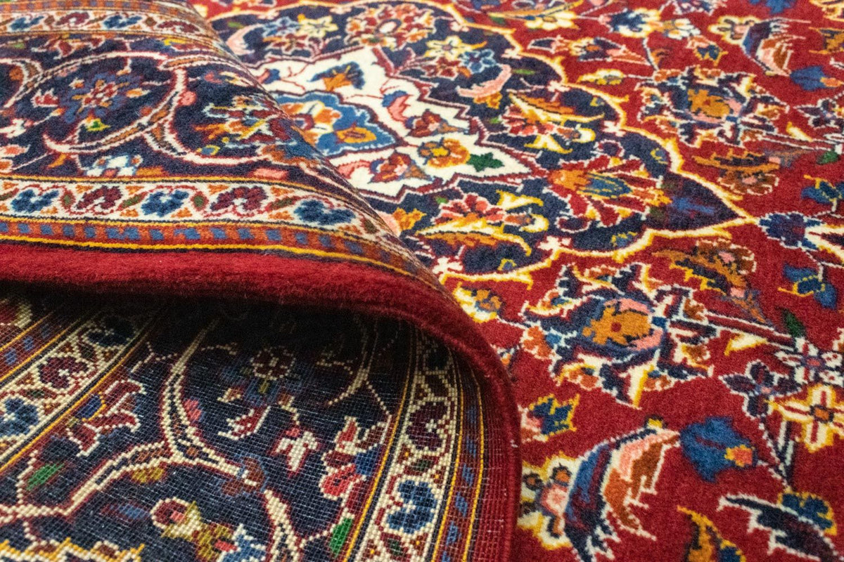 Persiska mattor - Keshan - 210 x 135 cm - röd