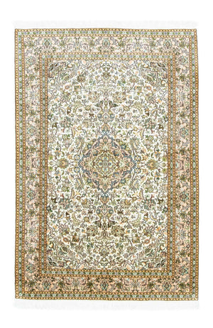 Sidenmatta - Kashmir Silk - 183 x 125 cm - beige
