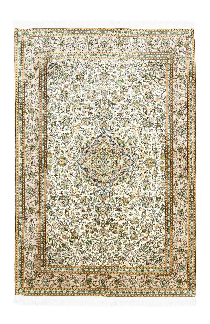 Sidenmatta - Kashmir Silk - 183 x 125 cm - beige