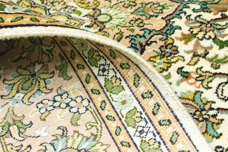 Sidenmatta - Kashmir Silk - 183 x 125 cm - beige