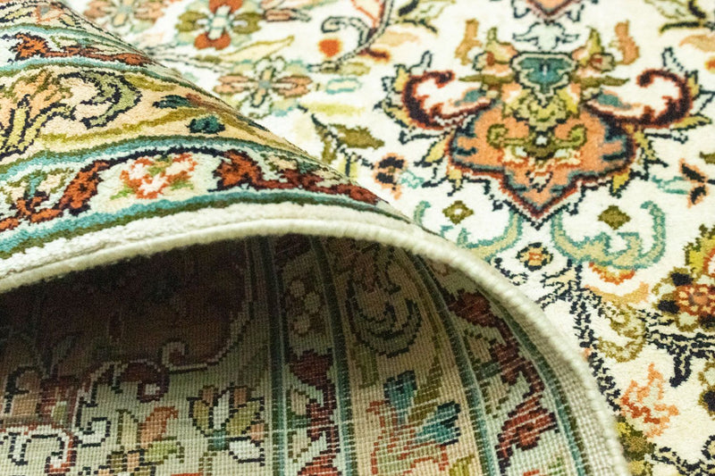 Sidenmatta - Kashmir Silk - 308 x 217 cm - beige