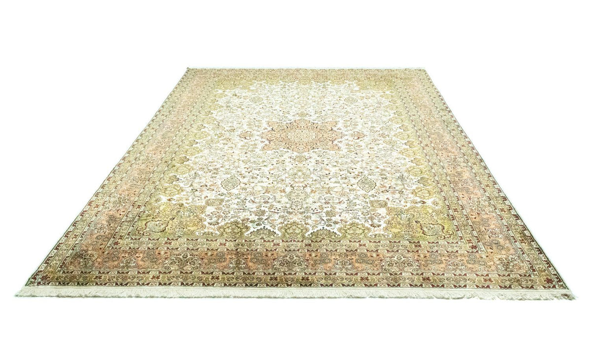 Sidenmatta - Kashmir Silk - 308 x 217 cm - beige