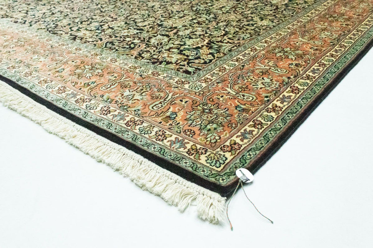 Sidenmatta - Kashmir Silk - 315 x 214 cm - blå