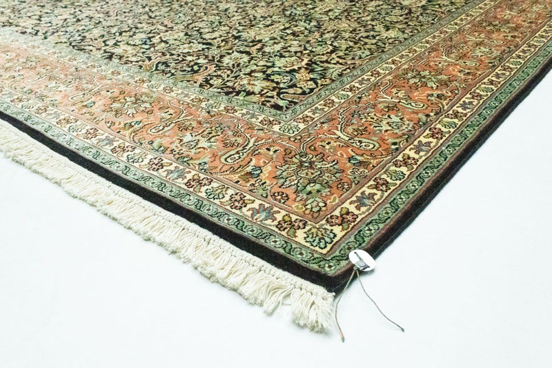 Sidenmatta - Kashmir Silk - 315 x 214 cm - blå