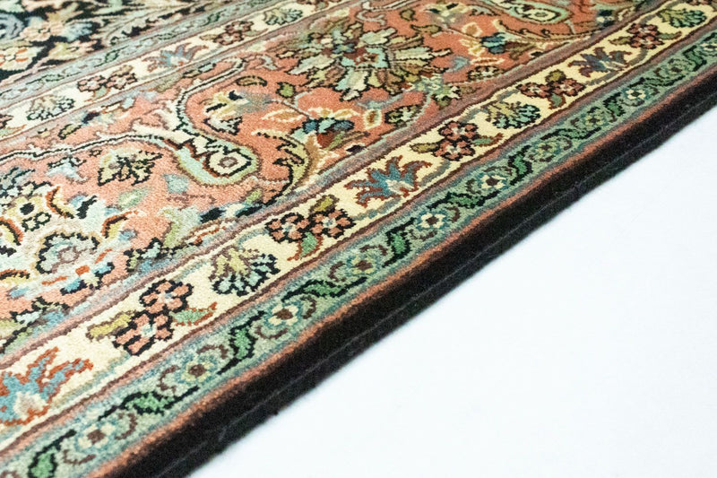 Sidenmatta - Kashmir Silk - 315 x 214 cm - blå