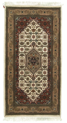 Persisk matta - Bijar - 141 x 74 cm - beige