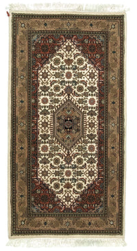Persisk matta - Bijar - 141 x 74 cm - beige