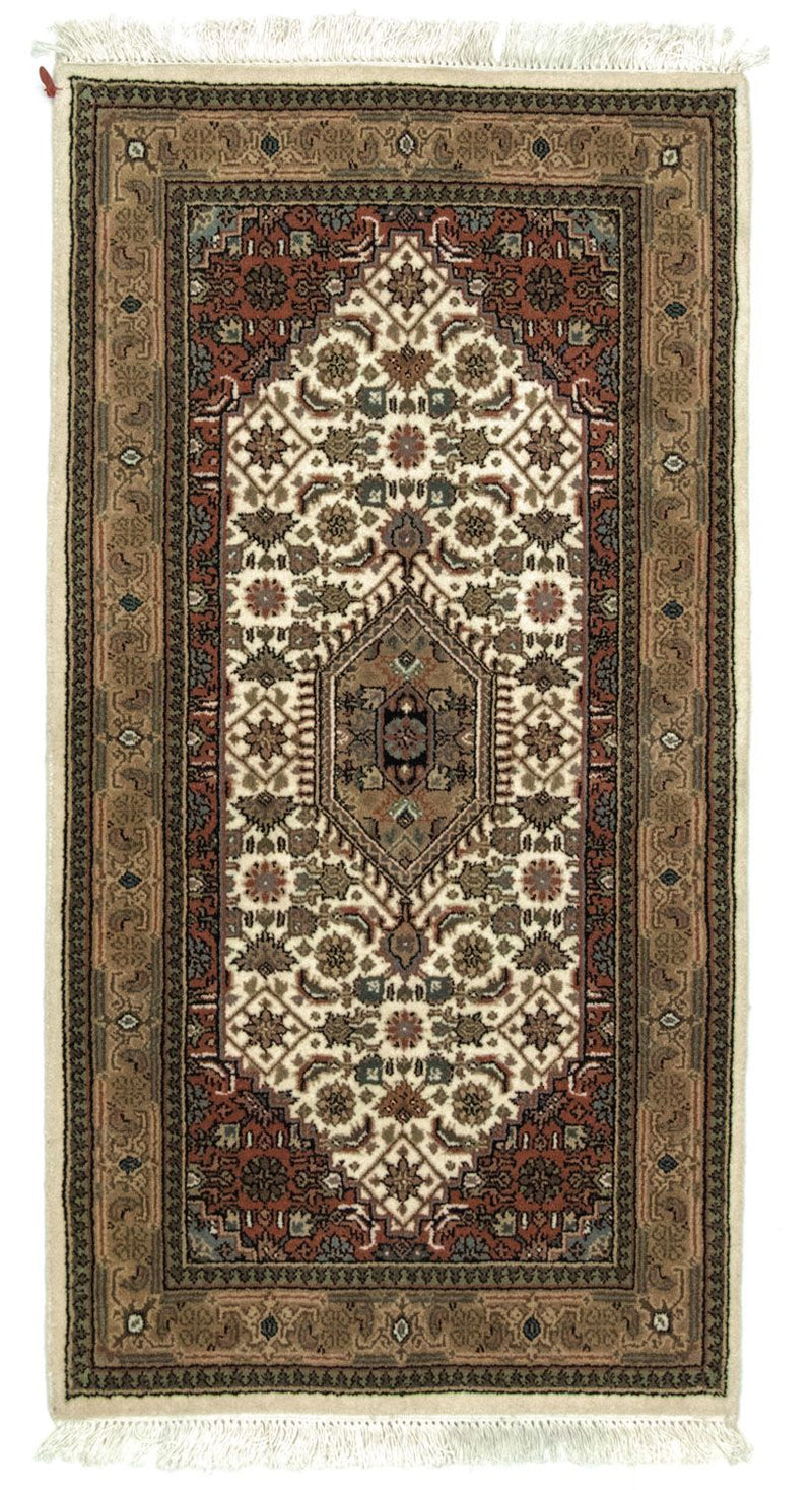 Persisk matta - Bijar - 141 x 74 cm - beige