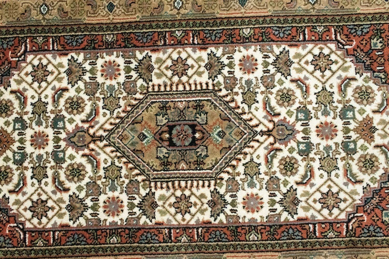 Persisk matta - Bijar - 141 x 74 cm - beige