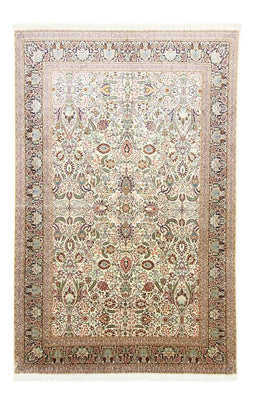 Sidenmatta - Kashmir Silk - 316 x 211 cm - beige