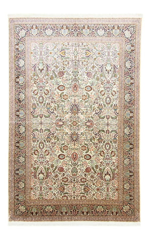 Sidenmatta - Kashmir Silk - 316 x 211 cm - beige