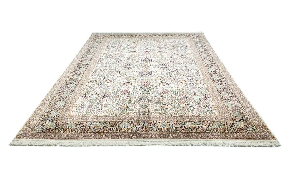 Sidenmatta - Kashmir Silk - 316 x 211 cm - beige