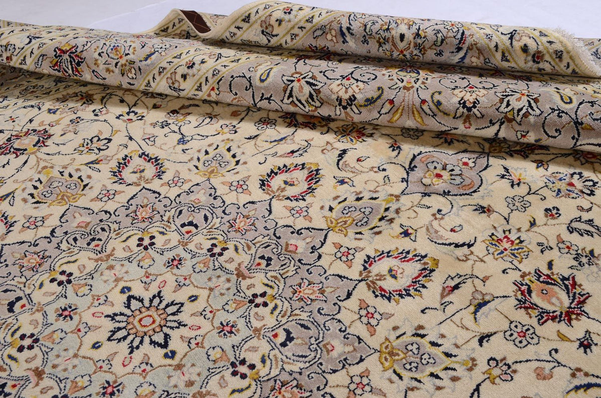 Persiska mattor - Keshan - 351 x 253 cm - beige
