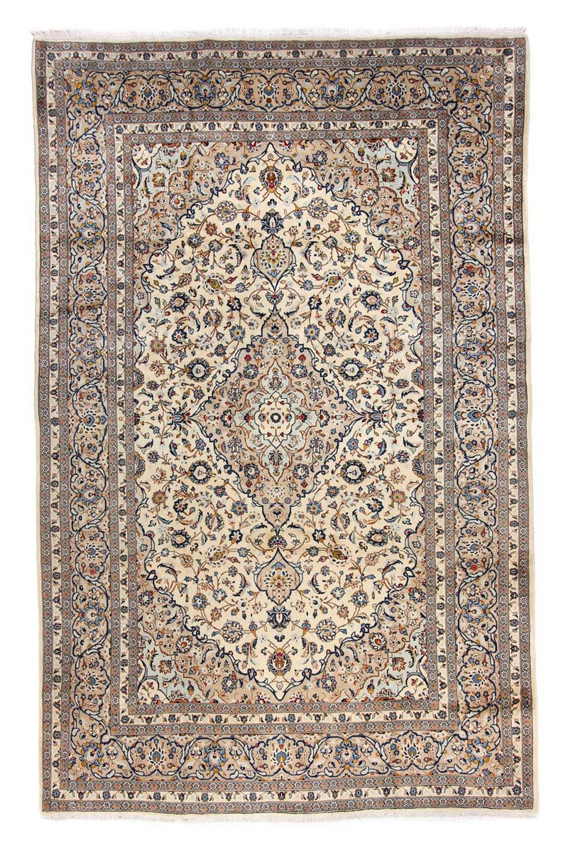 Persiska mattor - Keshan - 379 x 241 cm - beige