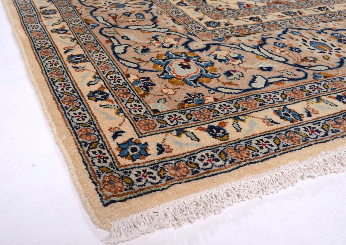 Persiska mattor - Keshan - 379 x 241 cm - beige