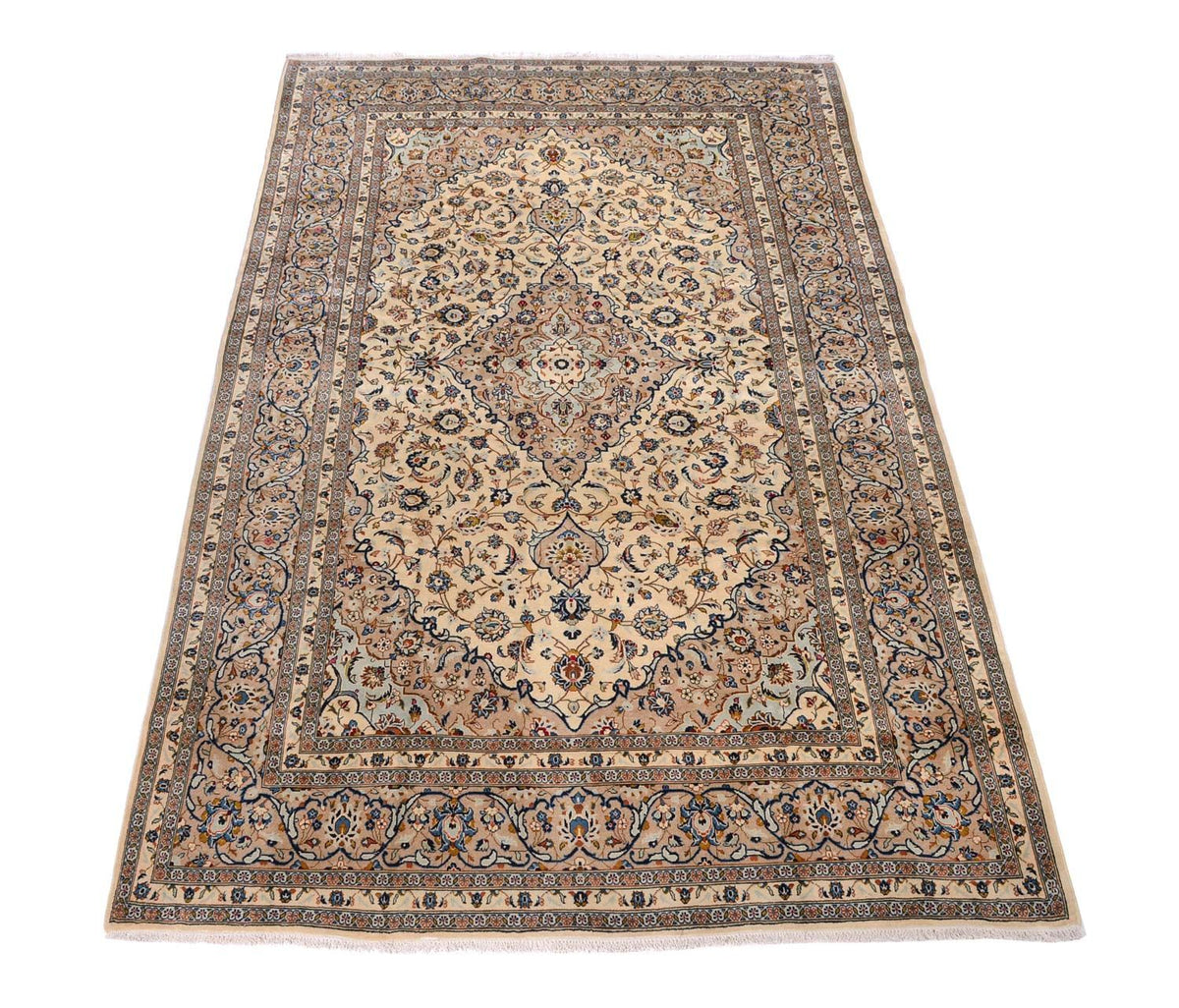Persiska mattor - Keshan - 379 x 241 cm - beige