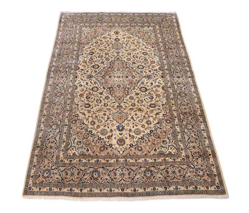 Persiska mattor - Keshan - 379 x 241 cm - beige
