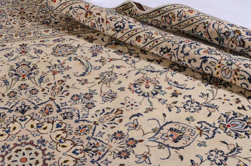 Persiska mattor - Keshan - 338 x 240 cm - beige